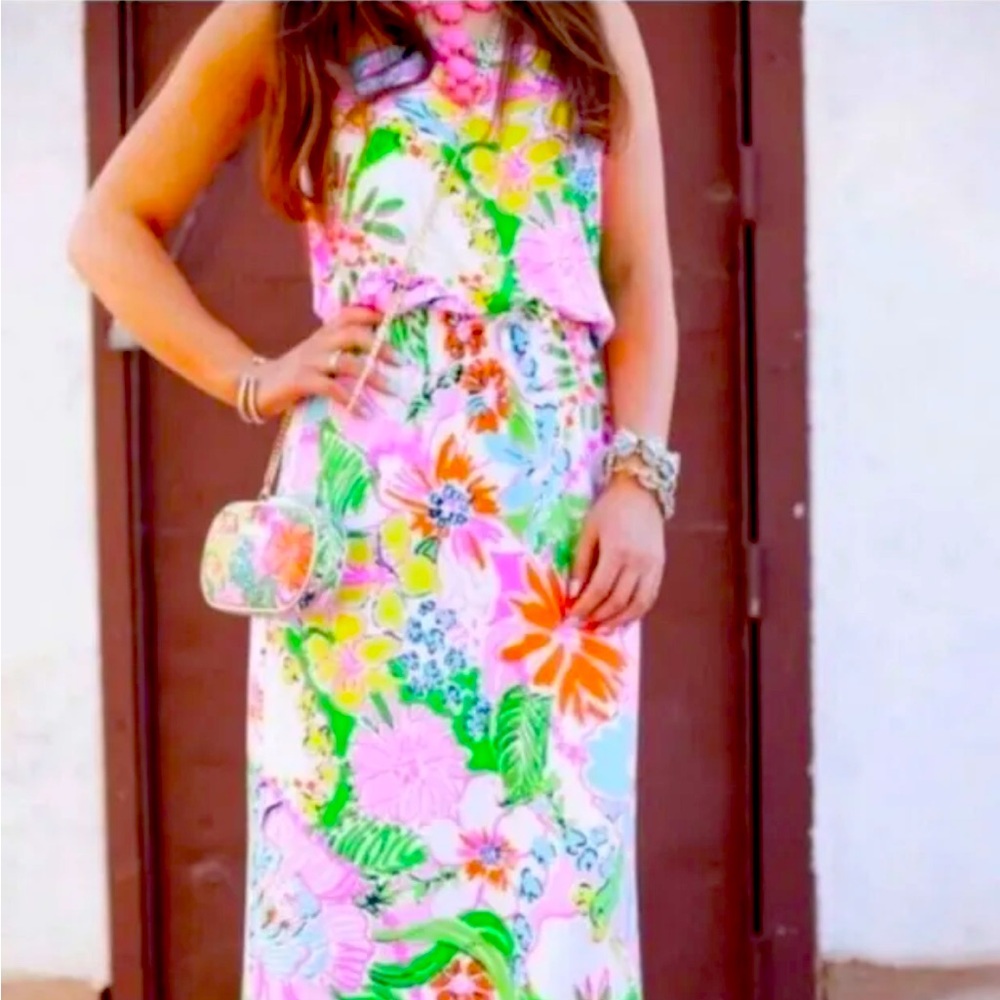 Extremely Rare! Lilly Pulitzer Maxi Dress Holy Grail Discontinued